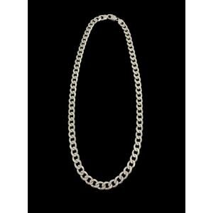 Sterling Silver Cuban Link Chain Necklace - 24” Heavyweight 81.93g